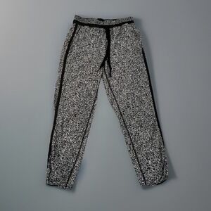 lululemon athletica Black and White Track Pants